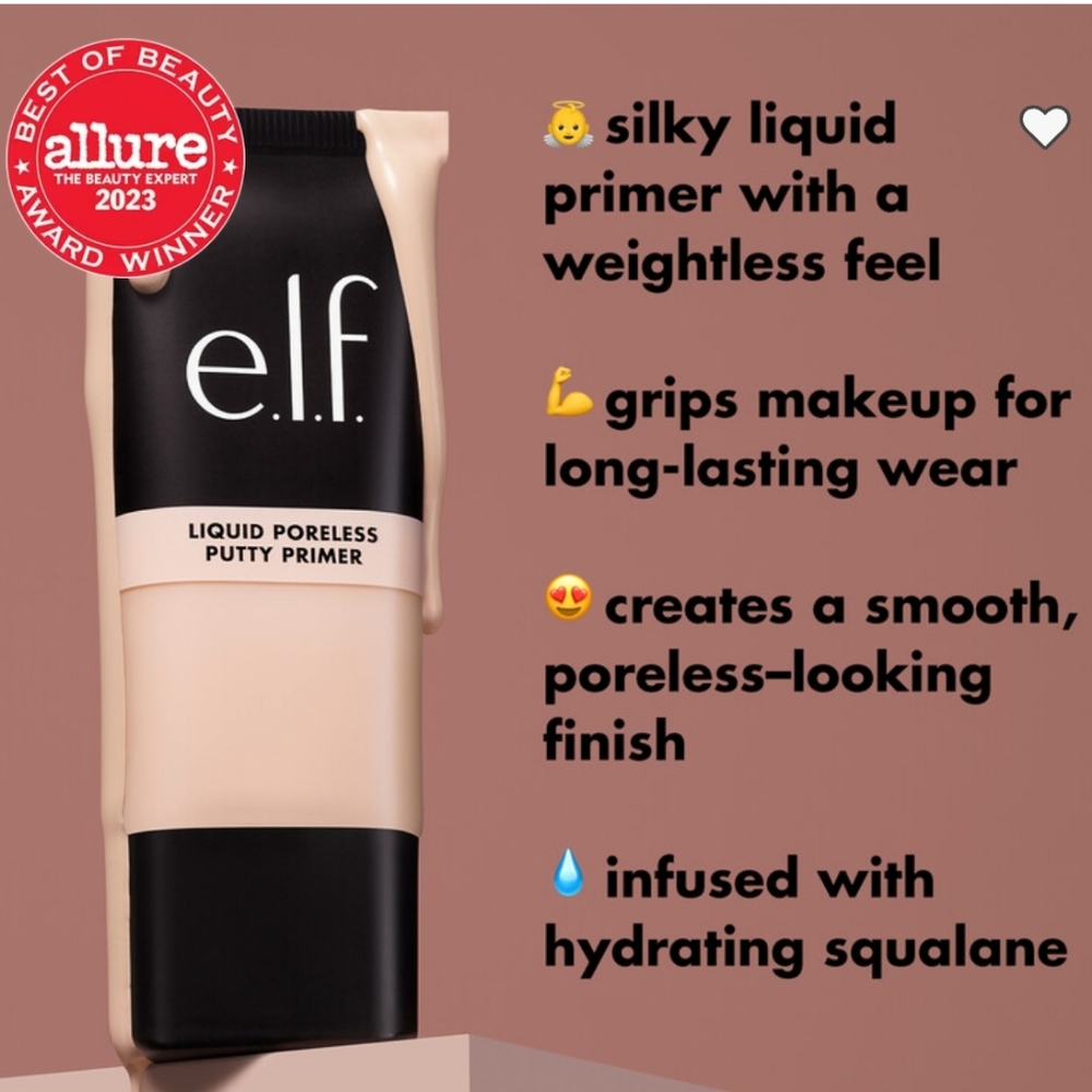 🎉BUNDLE 4/$16🎉 E.L.F. COSMETICS Liquid Poreless Putty Primer - Picture 6 of 11